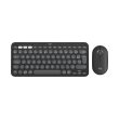 Ensemble Clavier & Souris LOGITECH PEBBLE 2 COMBO – TONAL GRAPHITE