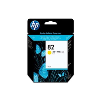 Cartouche d'encre HP 82 Designjet /Jaune /69 ml