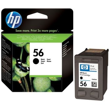 Cartouche HP 56 Original Ink Cartridge /Noir /520 Pages /19 ml