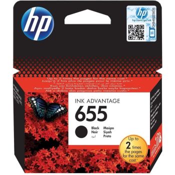 Cartouche HP 655 Original Ink Advantage Cartridge /Noir /550 Pages