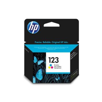 Cartouche HP 123 /Jet d'encre Authentique /Trois couleurs /100p