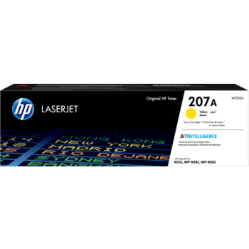 Toner HP 207A Original LaserJet Cartg /Jaune /1250 Pages